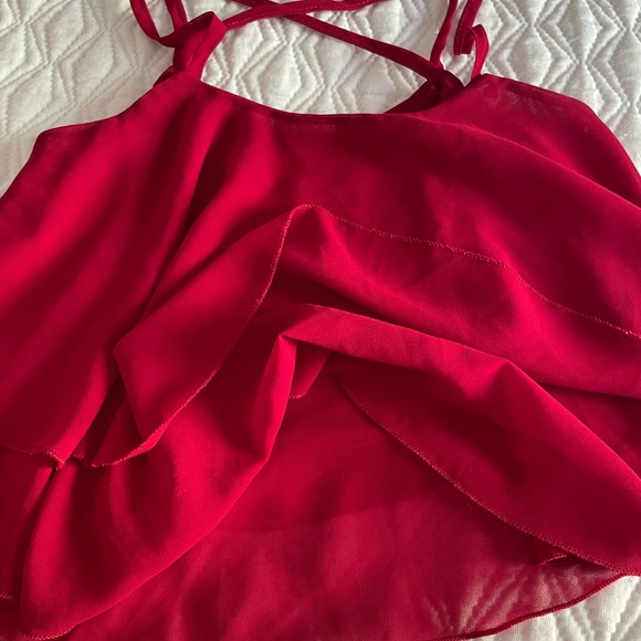 Women’s Clothing Bundle – Floral Tank, Red Camisole & Black Cardigan (3 Pieces) - Picture 5 of 9